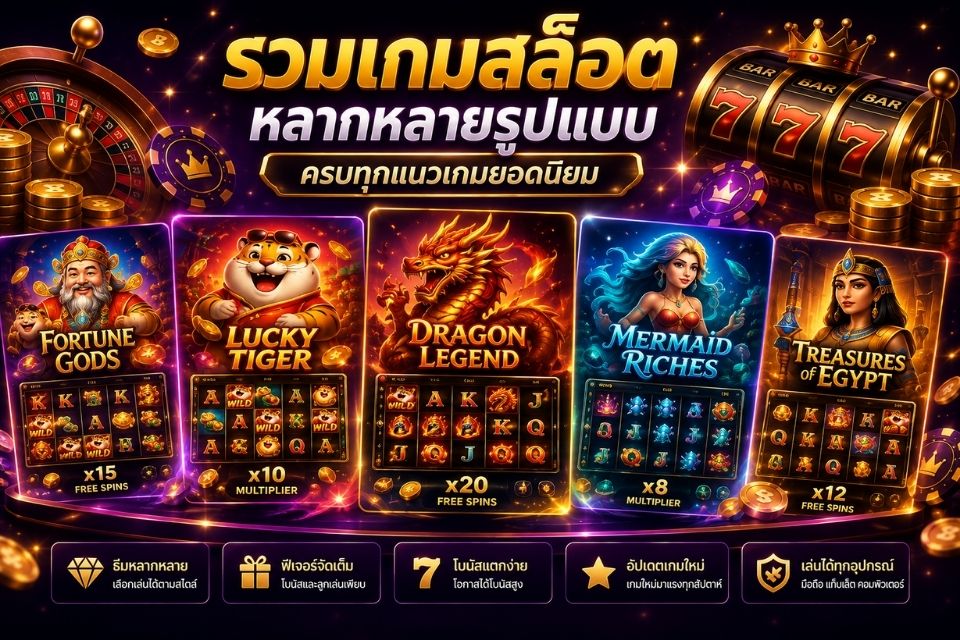 ค่ายเกมสล็อตและผู้ให้บริการเกมออนไลน์
